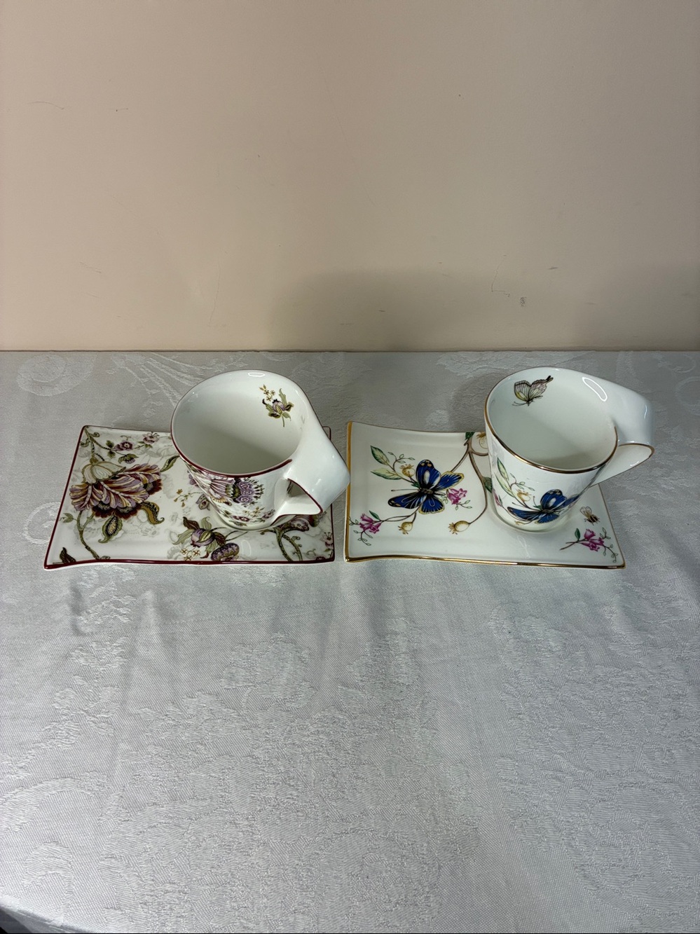 Adeline Collection Cup & Saucer - Set of Two